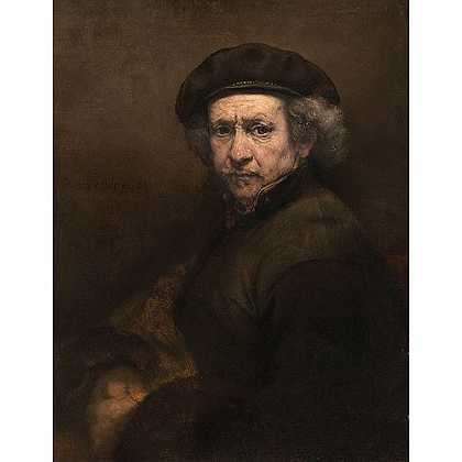 《自画像》林布兰特1655年创作绘画赏析