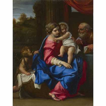 《圣家庭》卡拉契1600年创作绘画赏析