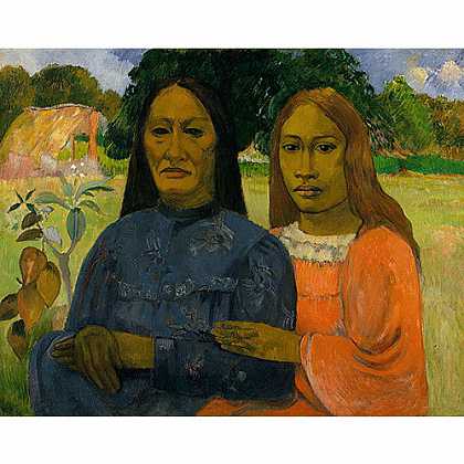 《两个女人》高更1901年创作绘画赏析