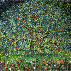 《苹果树》克林姆1912年创作绘画赏析