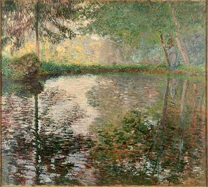 法国画家克洛德·莫奈（Claude Monet）-蒙格隆的池塘 作品赏析