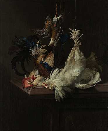 威廉·范·阿斯特（Willem van Aelst）：静物与鸡