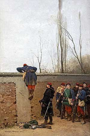 欧仁·梅达（EugèneMédard）-侦察员弗朗索瓦人油画