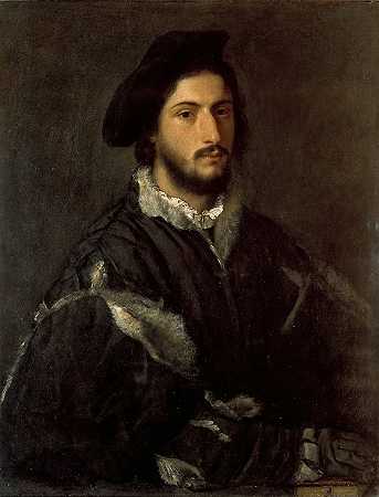 提香（Titian）–绅士的肖像油画