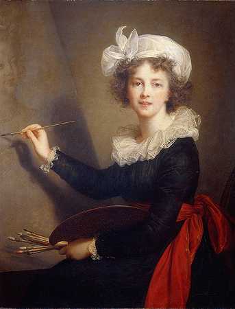法国画家伊莉莎白·维杰·勒布伦 -自画像