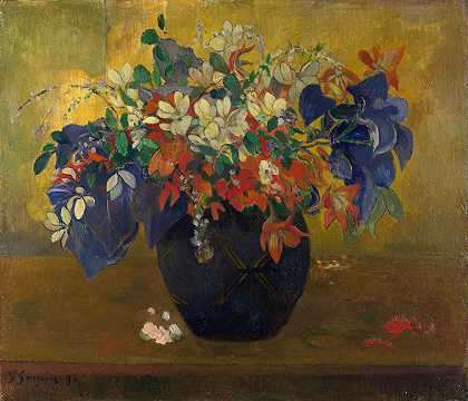 保罗·高更（Paul Gauguin）–花瓶