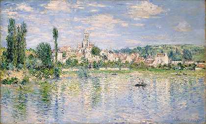 克洛德·莫奈（Claude Monet）–夏季Vétheuil 油画作品
