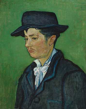 文森特·梵高 （Vincent van Gogh）-1888年，Armand Roulin肖像油画