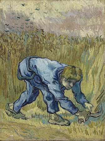 文森特·梵高（Vincent van Gogh） –镰刀收割者油画
