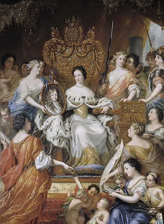 大卫·克洛克（DavidKlöckerEhrenstråhl） –寡妇女王埃德里亚油画