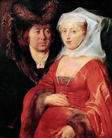 彼得·保罗·鲁本斯（ Peter Paul Rubens）–圣贝加和她的丈夫安塞古斯油画