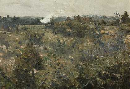 卡尔·诺德斯特罗姆（ Karl Nordstrom） –卢恩河畔格雷茨的风景油画