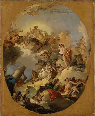 乔瓦尼·巴蒂斯塔·提埃波罗（Giovanni Battista Tiepolo） -西班牙君主制的神化