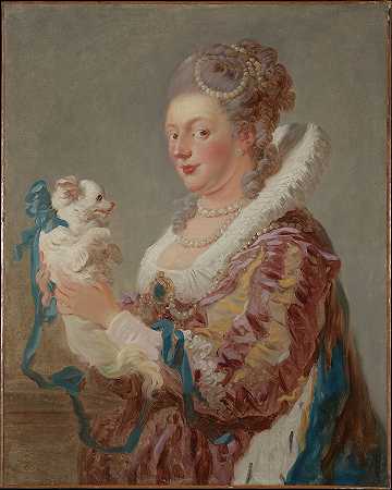 尚·奥诺雷·弗拉戈纳尔（JeanHonoréFragonard）-有狗的女人