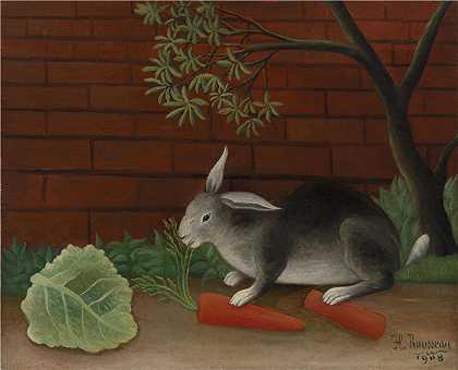 亨利·卢梭-兔子餐