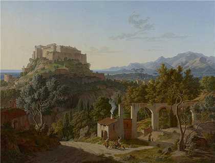 里昂·冯·克伦兹（Leo von Klenze）-马萨迪卡拉拉城堡的风景