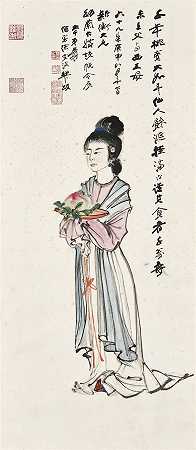 张大千（1899-1983）-生日礼物 国画作品赏析