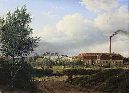 弗雷德里克·克里斯蒂安·基尔舒（Frederik ChristianKiarschou））-米尔米尔和坎迪工厂油画