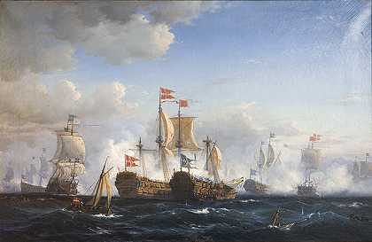维戈·福尔霍尔特（Viggo Fauerholdt） –库格湾战役 油画作品