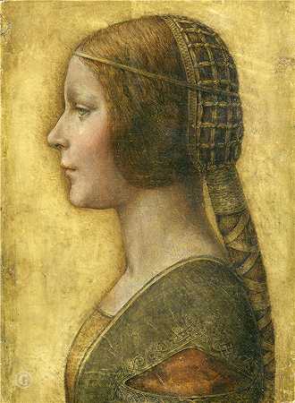 达·芬奇（ Leonardo da Vinci） –( La Bella Principessa)，年轻未婚妻的简介