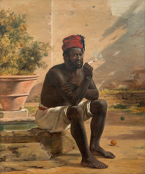 马蒂努斯·罗比 MartinusRorbye）-努比亚人油画