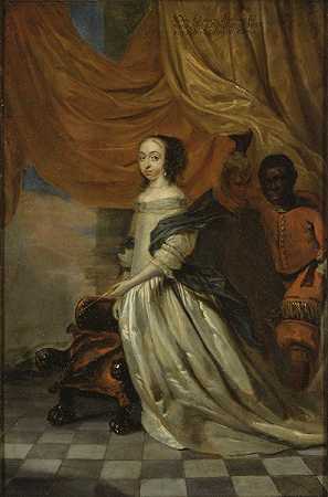 赫德维格·埃利奥诺拉（Hedvig Eleonora）-在霍尔斯坦·格托普油画