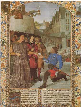 让·福凯（Jean Fouquet）-索邦利维乌斯油画