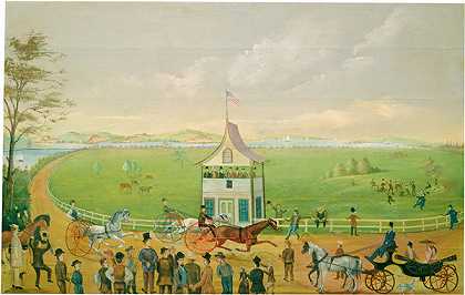 美国19世纪作品-终点 1860年绘画