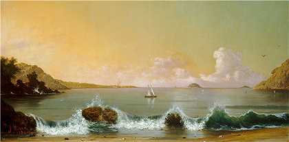 马丁·约翰逊·海德（Martin Johnson Heade）-里约热内卢湾 1864年绘画