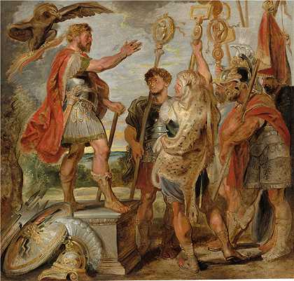 彼得·保罗·鲁本斯（Peter Paul Rubens）–迪乌斯·穆斯在军团讲话油画