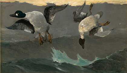 温斯洛·霍默（Winslow Homer）的(右边和左边)