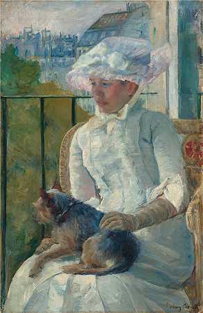 玛丽·卡萨特（Mary Cassatt）–一个窗口的年轻女孩油画作品油画