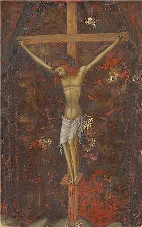 安德里亚·迪·巴托洛（Andrea di Bartolo）-基督在十字架上[反向].