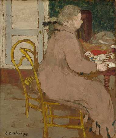 爱德华·维亚尔（Edouard Vuillard）-早餐油画