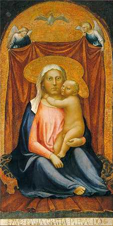 马萨乔（Masaccio）-谦卑的圣母