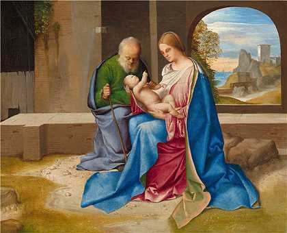 乔尔乔涅（Giorgione）-神圣家族作品
