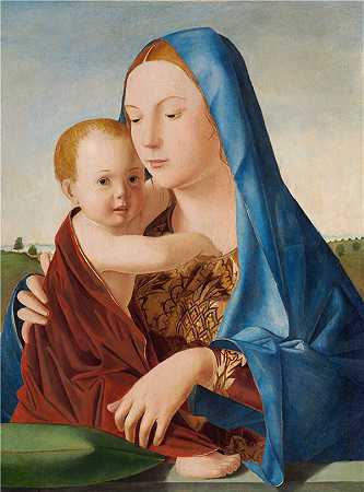 安东内洛·达·墨西拿（Antonello da Messina）-麦当娜和孩子