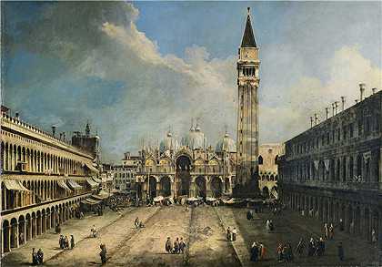 Canaletto卡纳莱托（乔瓦尼·安东尼奥·运河）-威尼斯圣马可广场.zip
