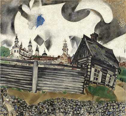 马克·夏加尔(Marc Chagall-灰宫 1917年