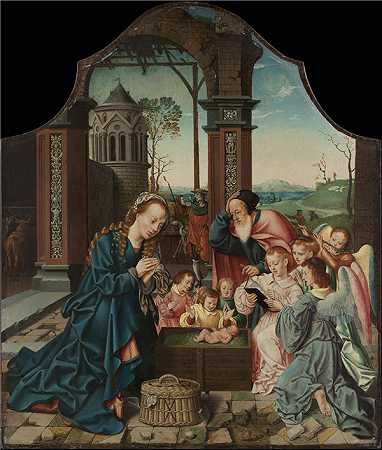 巴瑟洛缪斯·布鲁因（BartholomäusBruyn the Elder）-耶稣降生 1520年_1