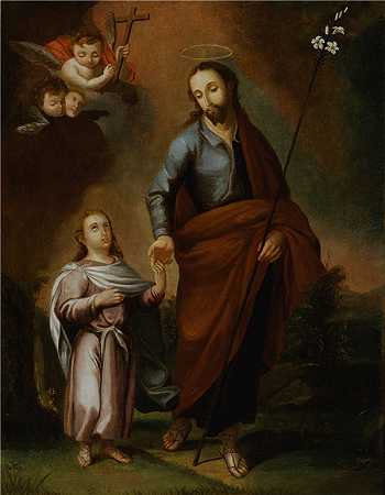 约瑟·坎佩切·约丹（JoséCampeche yJordán）-圣何塞·克里斯托·尼诺 1794年绘画