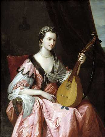 本杰明·韦斯特（Benjamin West），玛丽·霍普金森（Mary Hopkinson） 1764年绘画