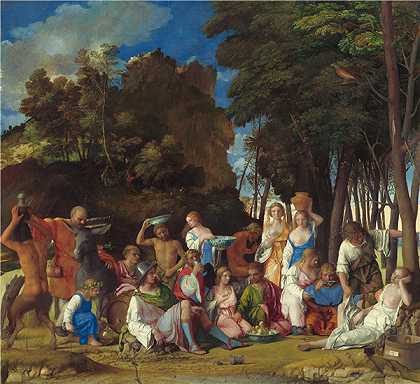 提香（Titian）-众神的盛宴 1514年
