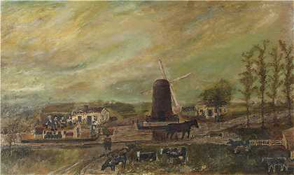 弗兰克·E·凯斯（Frank E. Case)-1932 年之前的风车油画