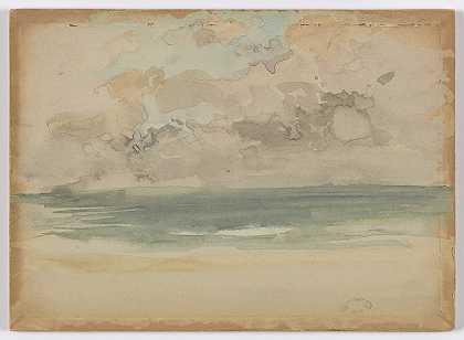 詹姆斯·麦克尼尔·惠斯勒(James McNeill Whistler)-海浪水彩画作品