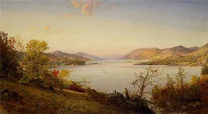 贾斯珀·弗朗西斯·克罗普西 (Jasper Francis Cropsey)-格林伍德湖油画