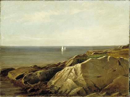 威廉 E. 诺顿（William E. Norton）-缅因州海岸油画