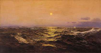 沃伦·谢泼德（Warren Sheppard）-不安的海，美国绘画