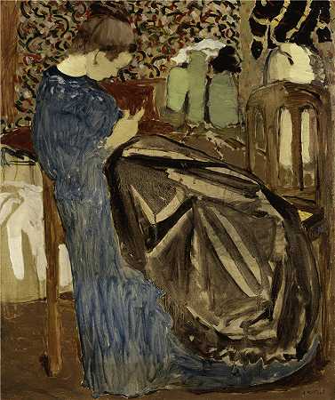 爱德华·维亚尔，法国人，1868–1940 年-裁缝油画