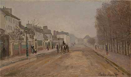 克洛德·莫奈（Claude Monet），法国人，1840–1926 年-Boulevard Heloise, 阿让特伊油画